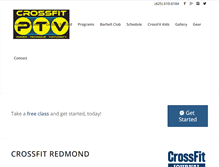 Tablet Screenshot of crossfitptv.com